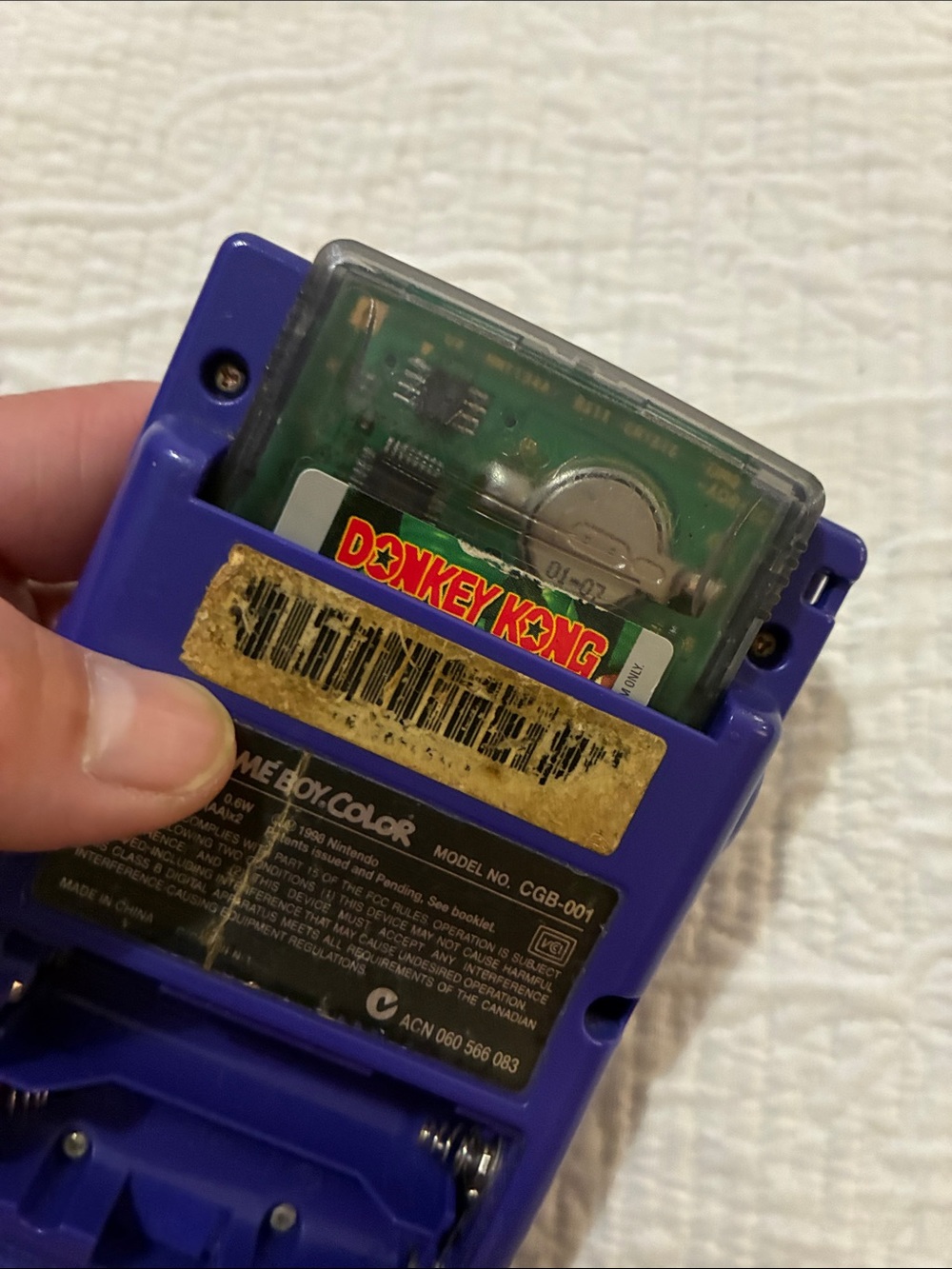Nintendo Game Boy Color Handheld Console - Purple(VINTAGE) - Picture 5 of 5
